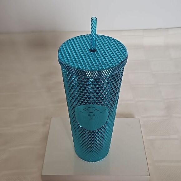 Starbucks Studded Cold Cup Venti Tumbler 24oz/ 710ml Blue - Picture 7 of 16